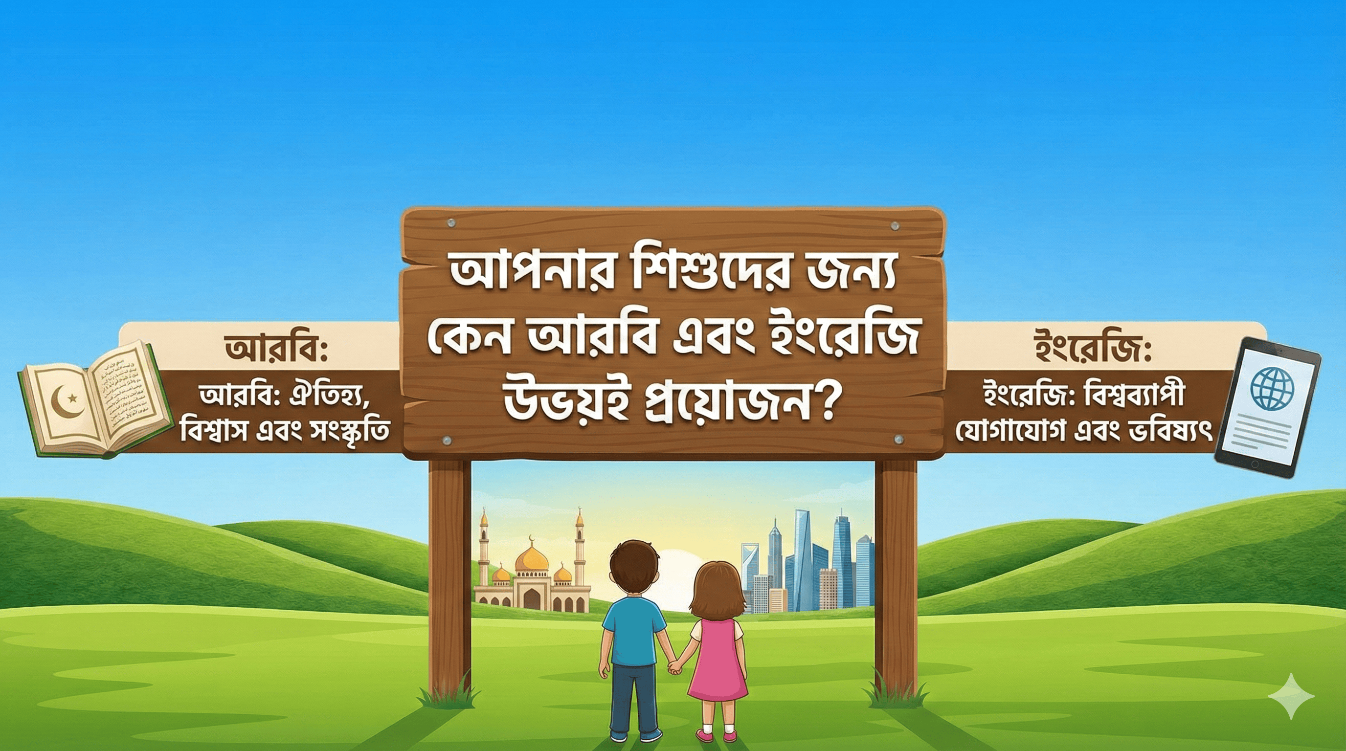 কেন বায়্যিনাহ একাডেমি আরবী ও ইংলিশ—দুই ভাষাকেই সমান গুরুত্ব দেয়